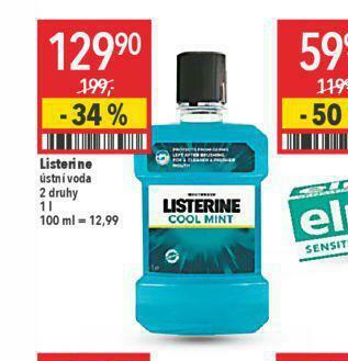 Globus Listerine ústní voda nabídka