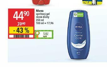 Globus Nivea sprchový gel nabídka