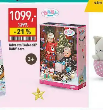 Globus Baby born adventní kalendář nabídka