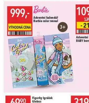 Globus Barbie adventní kalendář nabídka