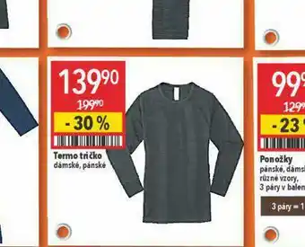 Globus Pánské termo triko nabídka