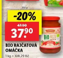 Lidl Bio rajčatová omáčka nabídka