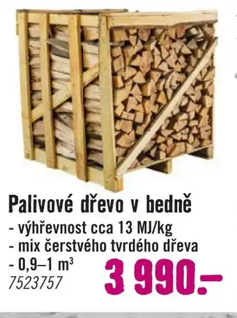 Hornbach Palivové Dřevo v Bedně nabídka