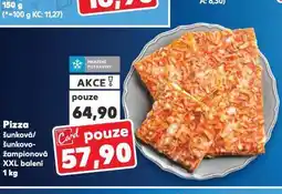 Kaufland Pizza šunková / šunkovo-žampionová nabídka