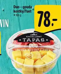 Albert Duo - gouda kostky / fuet nabídka