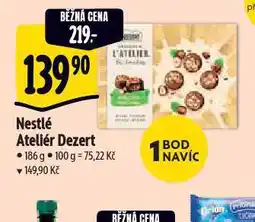 Albert Nestlé ateliér dezert nabídka