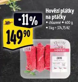 Albert Hovězí plátky na ptáčky nabídka
