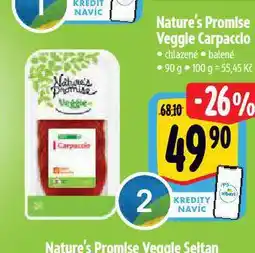 Albert Veggie carpaccio nabídka