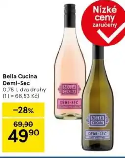 Tesco BELLA CUCINA Demi-Sec nabídka