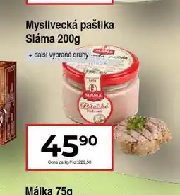 Hruška Myslivecká paštika sláma nabídka