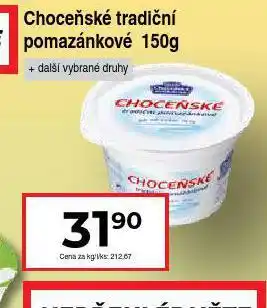 Hruška Choceňské tradiční pomazánkové nabídka