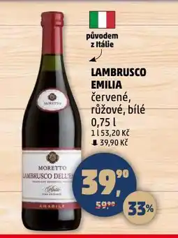Penny Market Lambrusco emilia nabídka