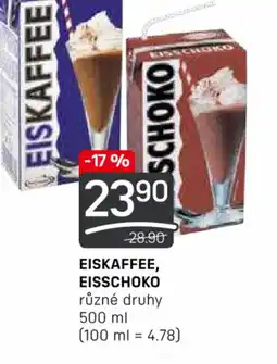 Flop Eiskaffee, Eisschoko nabídka