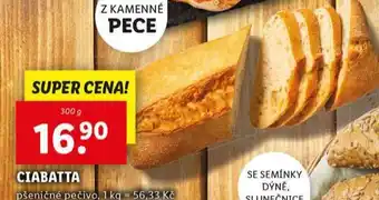 Lidl Ciabatta nabídka