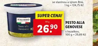 Lidl Pesto alla genovese nabídka