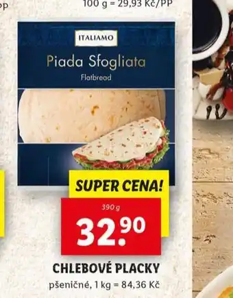 Lidl Chlebové placky nabídka