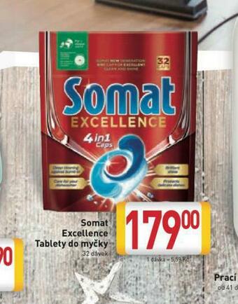 Billa Somat excellence tablety do myčky nabídka