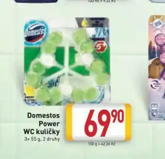 Billa Domestos power wc kuličky nabídka