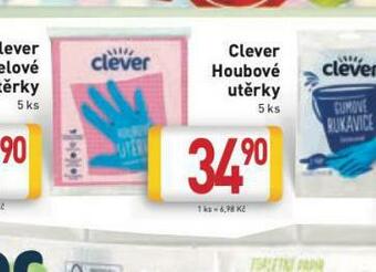 Billa Clever houbové utěrky nabídka