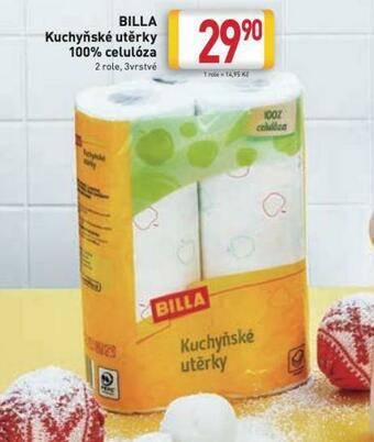 Billa Billa kuchyňské utěrky nabídka