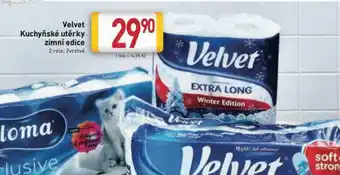 Billa Velvet kuchyňské utěrky nabídka