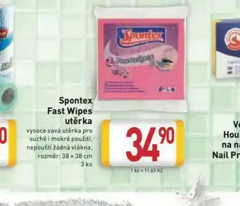 Spontex fast wipes utěrka