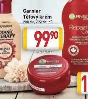 Billa Garnier tělový krém nabídka