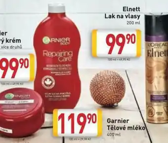Billa Garnier tělové mléko nabídka