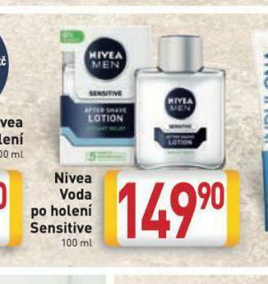 Billa Nivea voda po holení sensitive nabídka