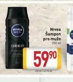 Billa Nivea šampon pro muže nabídka