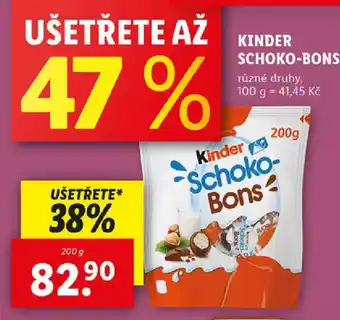 Lidl Kinder Schoko-Bons nabídka