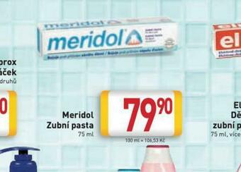 Billa Meridol zubní pasta nabídka