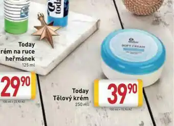 Billa Today tělový krém nabídka