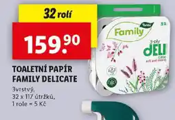 Lidl Toaletni Papir Family Delicate nabídka