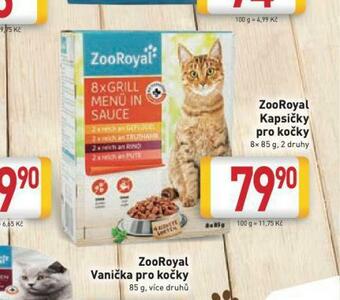 Billa Zooroyal kapsičky pro kočky nabídka