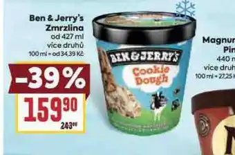 Billa Ben & jerry´s zmrzlina nabídka