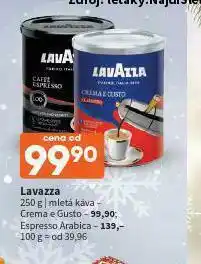 Terno Lavazza mletá káva nabídka