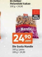 Terno Dle gusta mandle nabídka