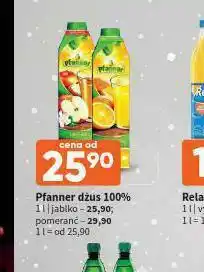 Terno Pfanner džus 100% pomeranč nabídka