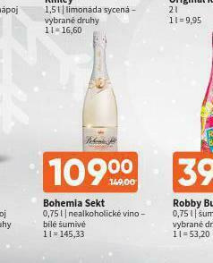 Terno Bohemia sekt nabídka