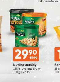 Terno Nutline arašídy nabídka