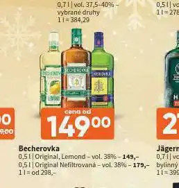 Becherovka, becherovka lemond