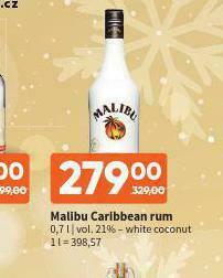 Terno Malibu caribbean rum nabídka