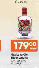 Mexicana olé silver tequila