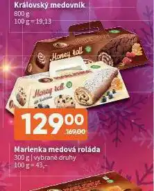 Marlenka medová roláda