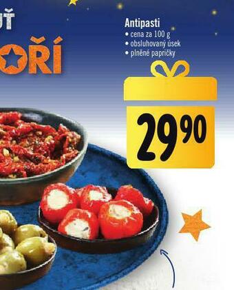 Jip Antipasti nabídka