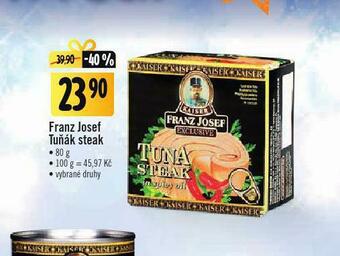 Jip Franz josef tuňák steak nabídka