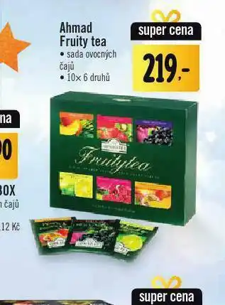 Jip Ahmad fruity tea nabídka