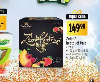 Zelené kvetoucí čaje