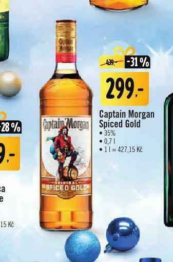 Jip Captain morgan spiced gold nabídka